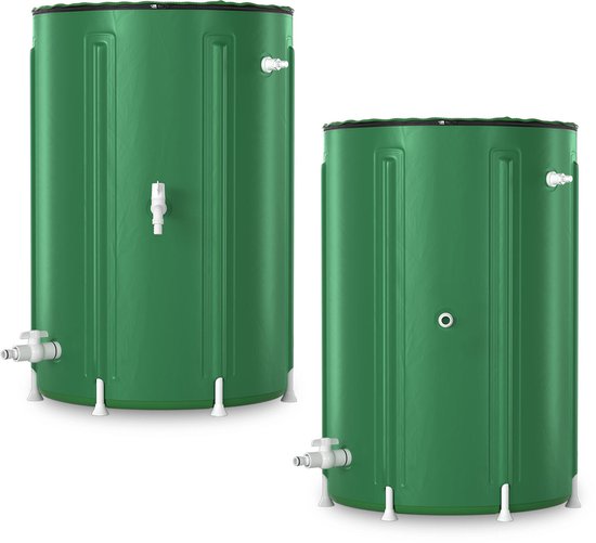 Watertank opvouwbaar regenton zwart - 2 varianten | premiumXL