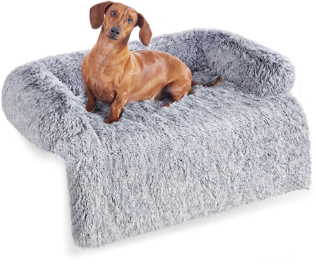 Feandrea - Hondenmand - FluffyHug Hondenbed Pluche - Sofa Bescherming - Voor Middelgrote Honden