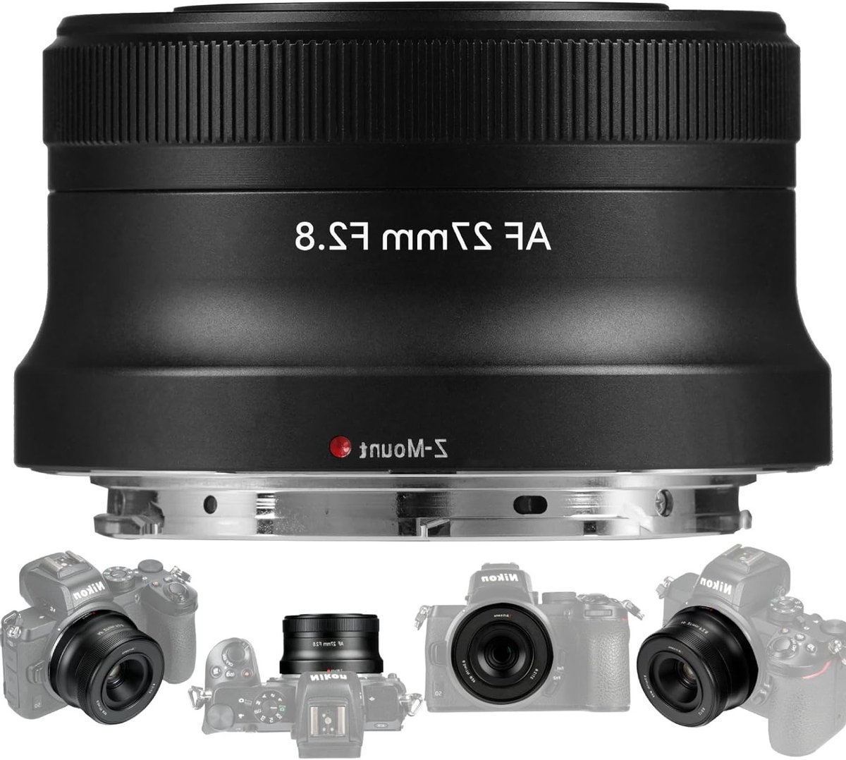 Prime 27mm F2.8 Lens voor Nikon Z-Mount Camera's, Lichtgewicht, Duurzaam Ontwerp, Hoge Beeldkwaliteit