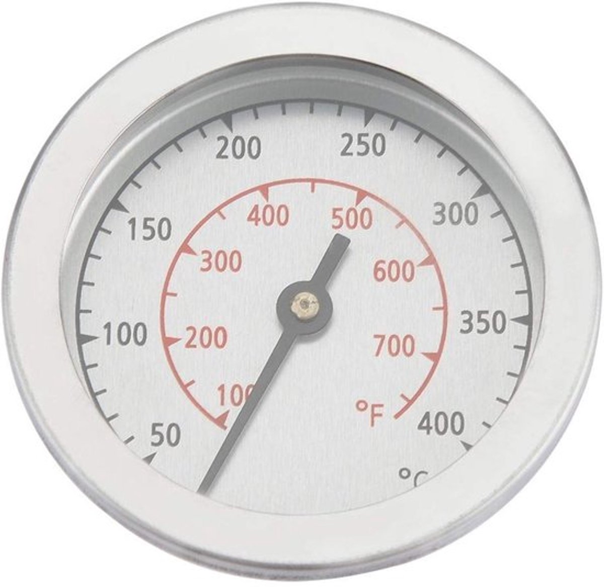 Grillthermometer, 100~700°F Dubbele Schaal, BBQ Schaal, Thermometer, Analoge Weergave, Nauwkeurige Metingen voor Grill, Grill of Oven