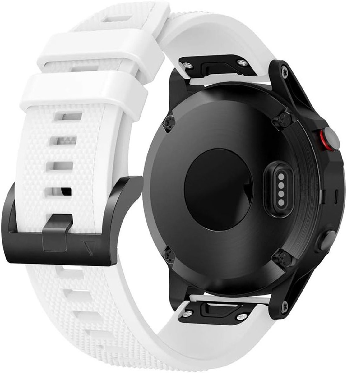 Zachte en Ademende Silikonenhalsband voor Garmin Fenix 8 en Approach S70 - Vervangbare 22mm Quick Fit Horlogeband voor Comfort en Stijl