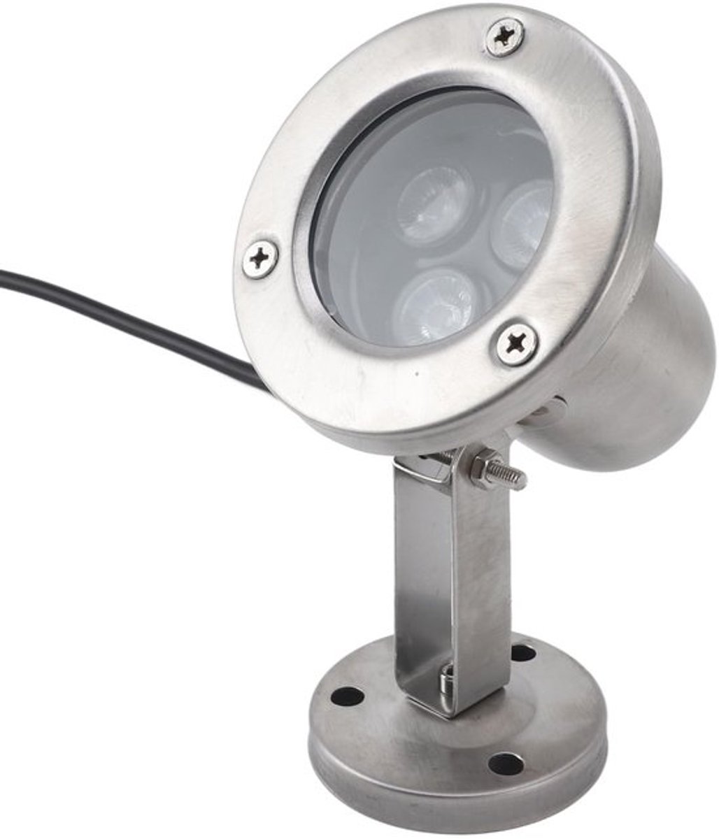 3W - Energiezuinige onderwaterlamp - Roestvrijstalen IP68 - Pure wit