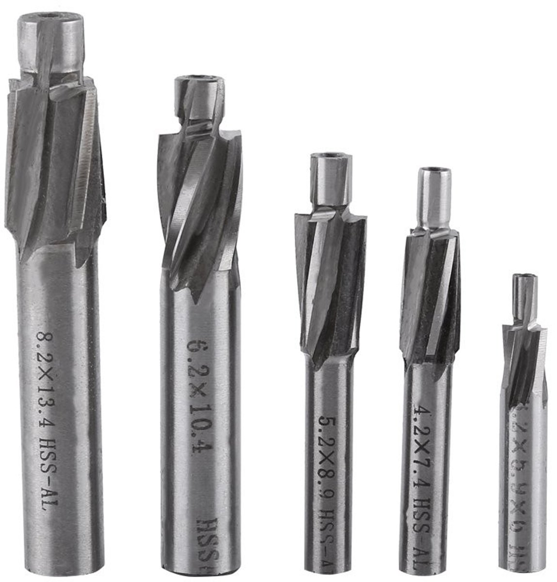 Smoakez - Verzonken Mould End Frees - Verzinboor - Voor precisiewerk - M3 tot M8 - Stevig en duurzaam - Geschikt voor houtbewerking - Aluminium...