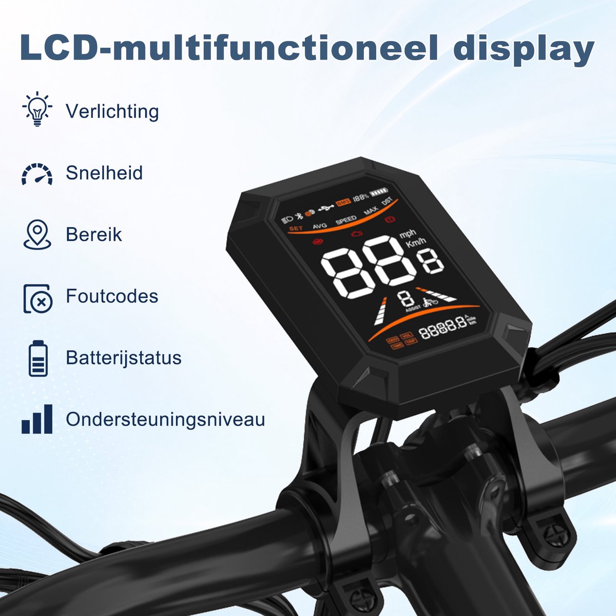 Hitway Elektrische Fiets BK15 Pro - 27.5 Inch City Commuter EBike met Afneembare 36V 13Ah Lithium Batterij - Mountain E-Bike met 250W Motor - 7 Versnellingen - IP54 Waterdicht - Elektrische Fietsen – foto 4
