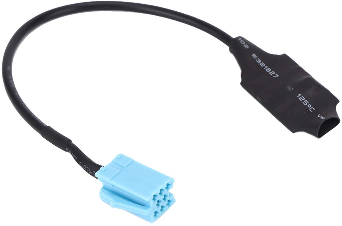 Dailygoods - Auto Radio Stereo Adapter - Hoogwaardig ABS - Duurzaam en Temperatuurbestendig - Uitstekende Geluidskwaliteit - Geschikt voor Mito, Giuli