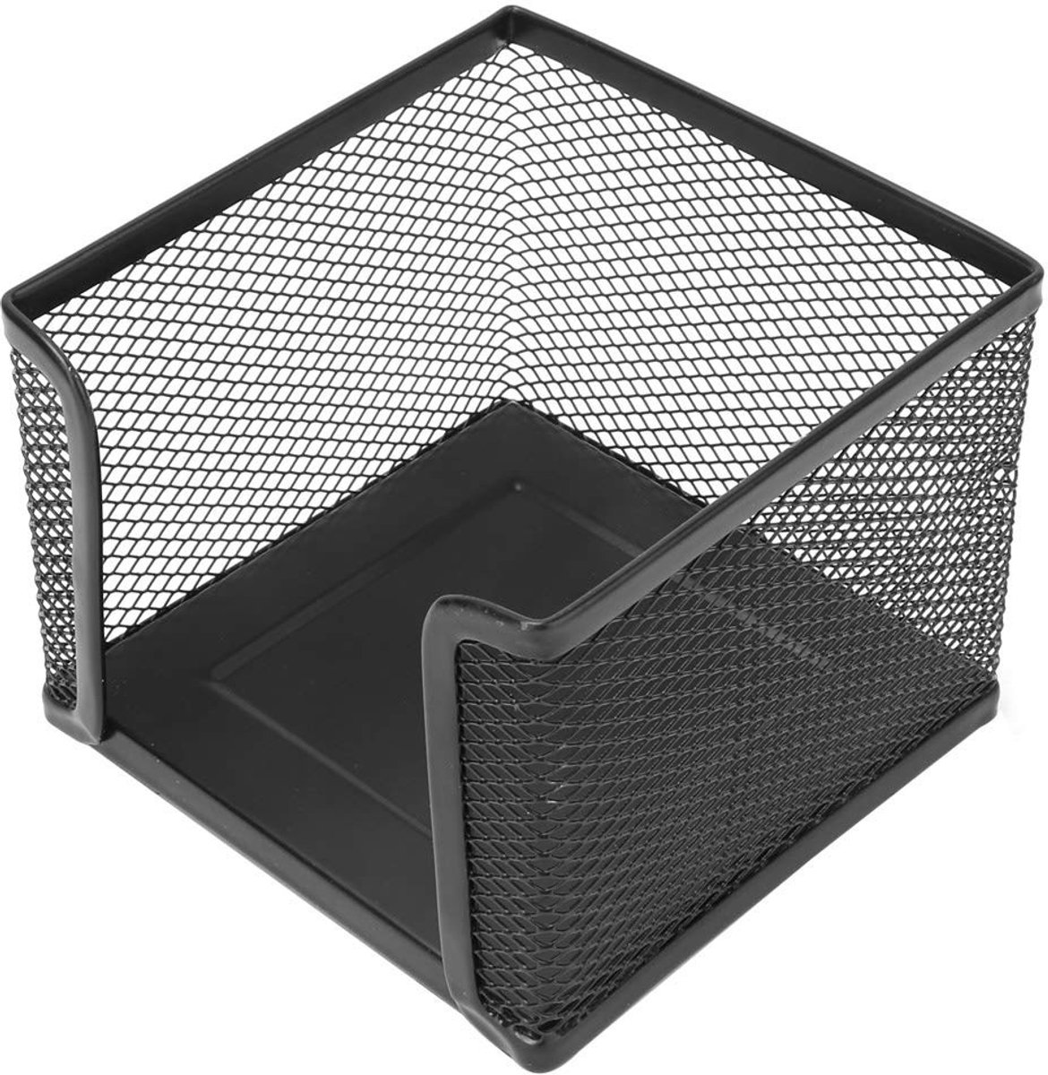 Zeynomax - Metaal Memo Holder - Organiser voor Sticky Notes - Handig en Ruimtebesparend - Zwart - Kantooraccessoires - Ideaal voor Thuis en Kantoor ..