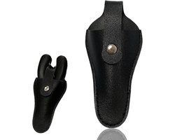 Professionele Tuinschaar met Leren Holster voor Gemakkelijk Opslaan en Draagbare Tuinwerkzaamheden, Ideaal voor Snoeien en Onderhoud