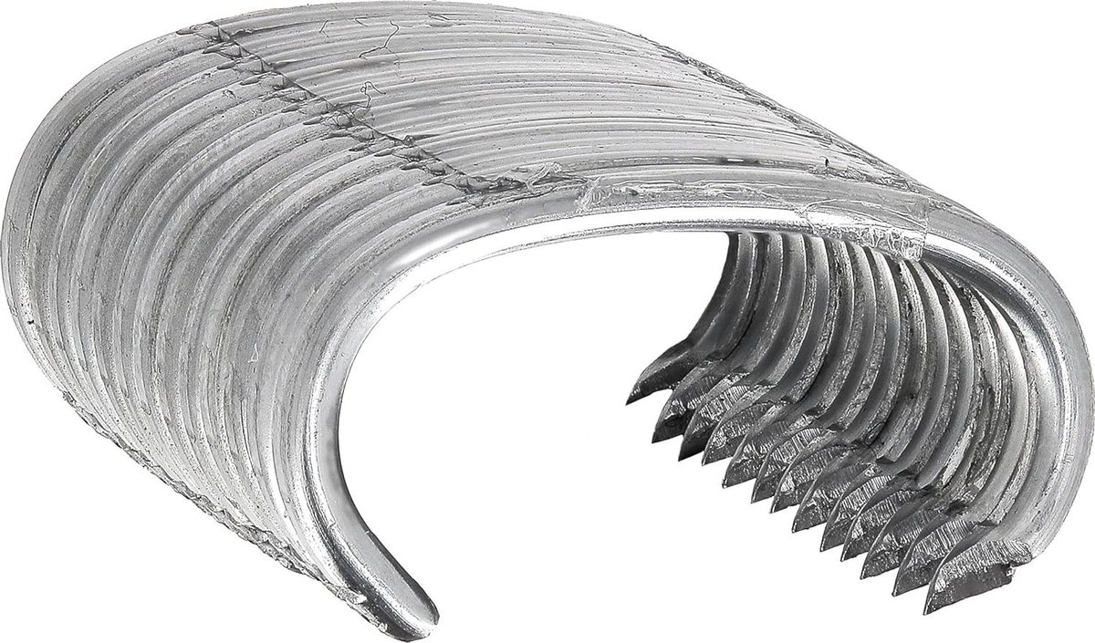 Bevestigingsclips - Metaal clips - Auto onderdelen - Corrosiebestendig staal - 100 stuks - Grijs