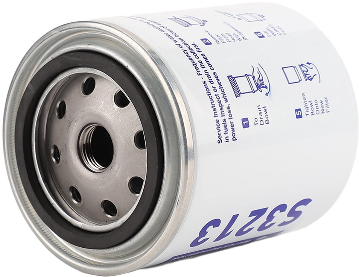 Livia home - Brandstof Water Separator Filter - Corrosiebestendig Rvs - Betrouwbare afdichting - Effectieve waterafscheiding - Geschikt voor motorboot