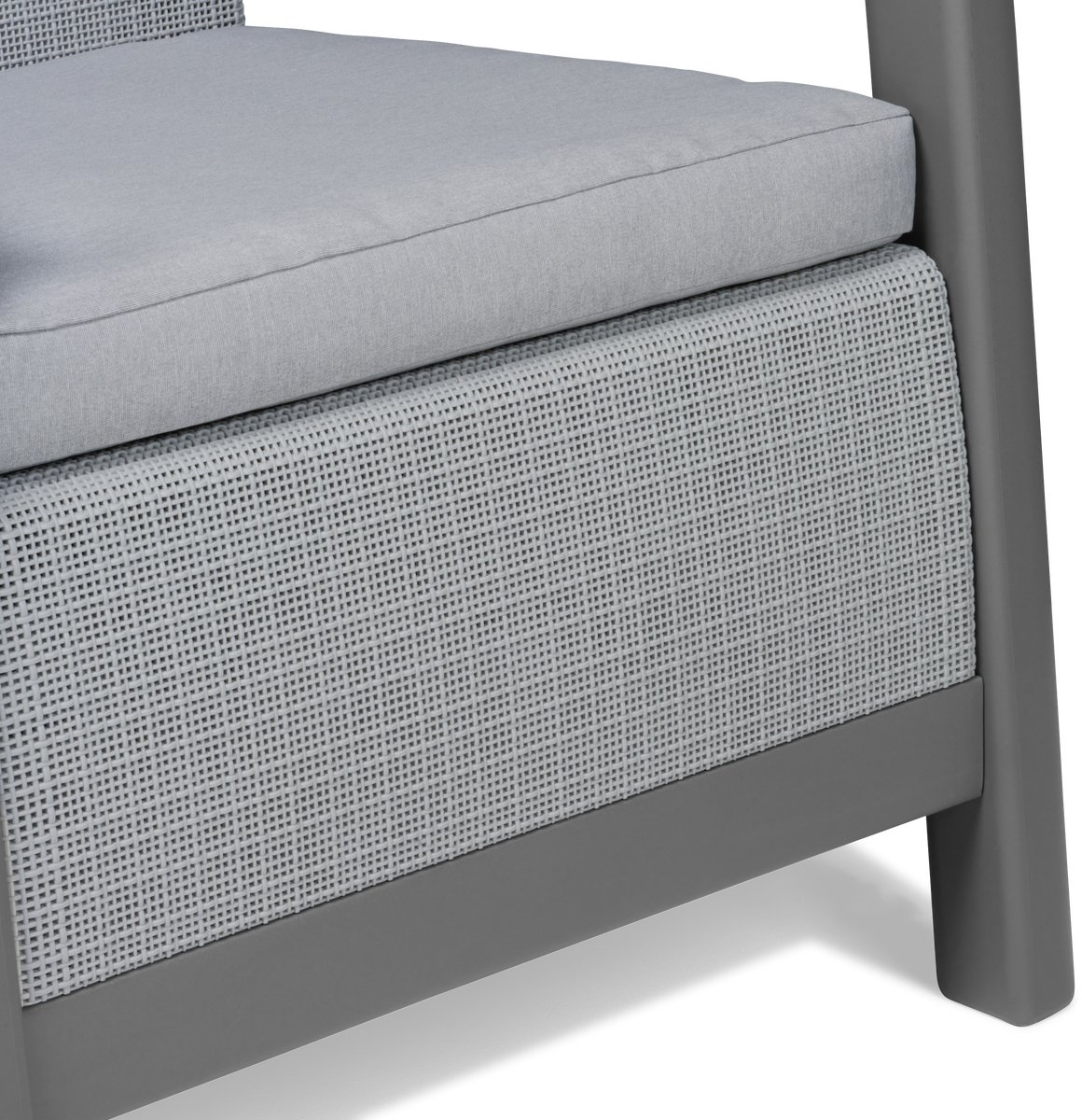 Keter Scandi Linea Loungestoel - 2 stuks - Lichtgrijs thumbnail 8