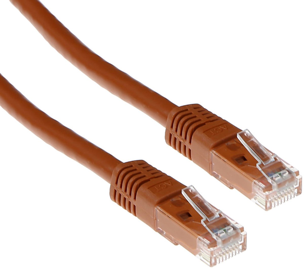 ACT IB4420 U/UTP CAT6A Patchkabel Bruin - 20 meter