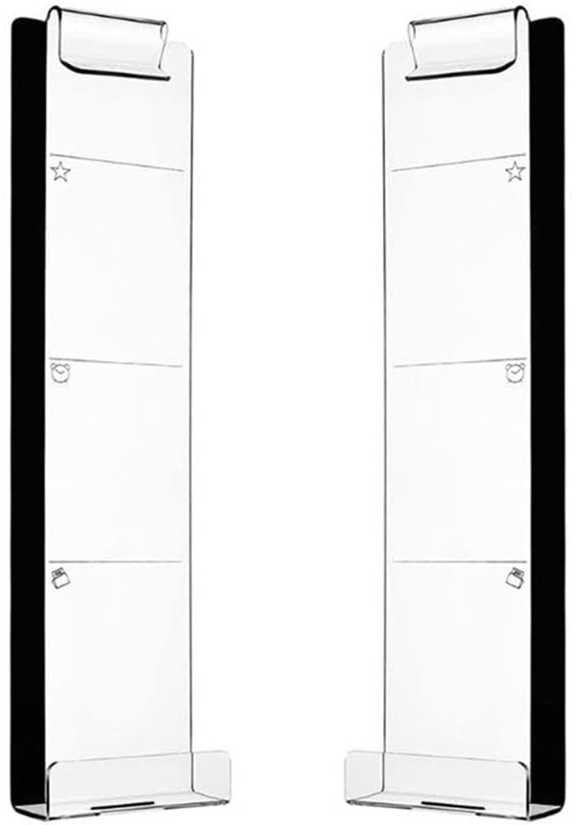 MTTproducts- Prikbord Acryl Transparant - Computer Prikbord - Notitiebord - Kantoormonitor - Mededelingenbord - Duurzaam Ontwerp
