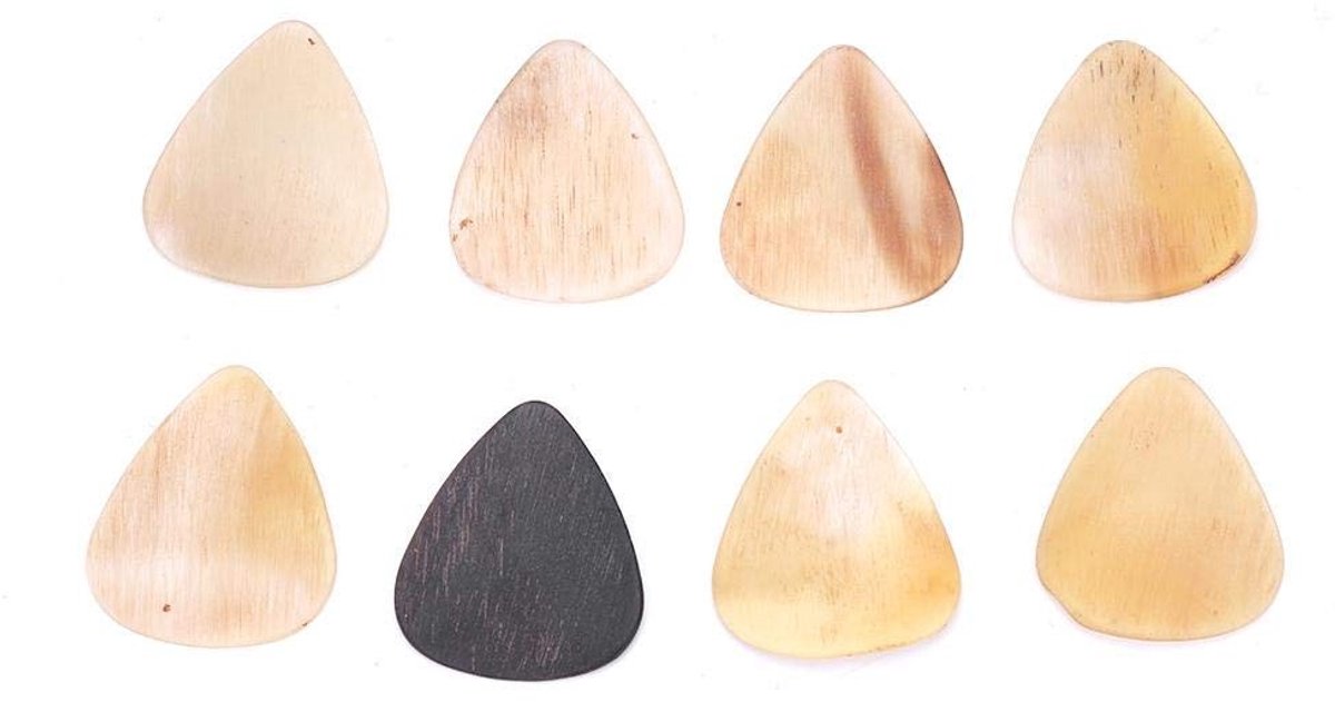 Cosensi - Handgemaakte Plectrums voor Gitaar en Ukulele, Set van 8