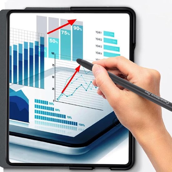 Cosensi- Stylus Pen Aluminiumlegering - Tablet Pen - Compatibel met Maximum 11 - HD 10/10 Plus/10 Kids Pro - HD 8/8 Plus/8 Kids Pro - Direct Gebruik - Tabletpen — afbeelding 3
