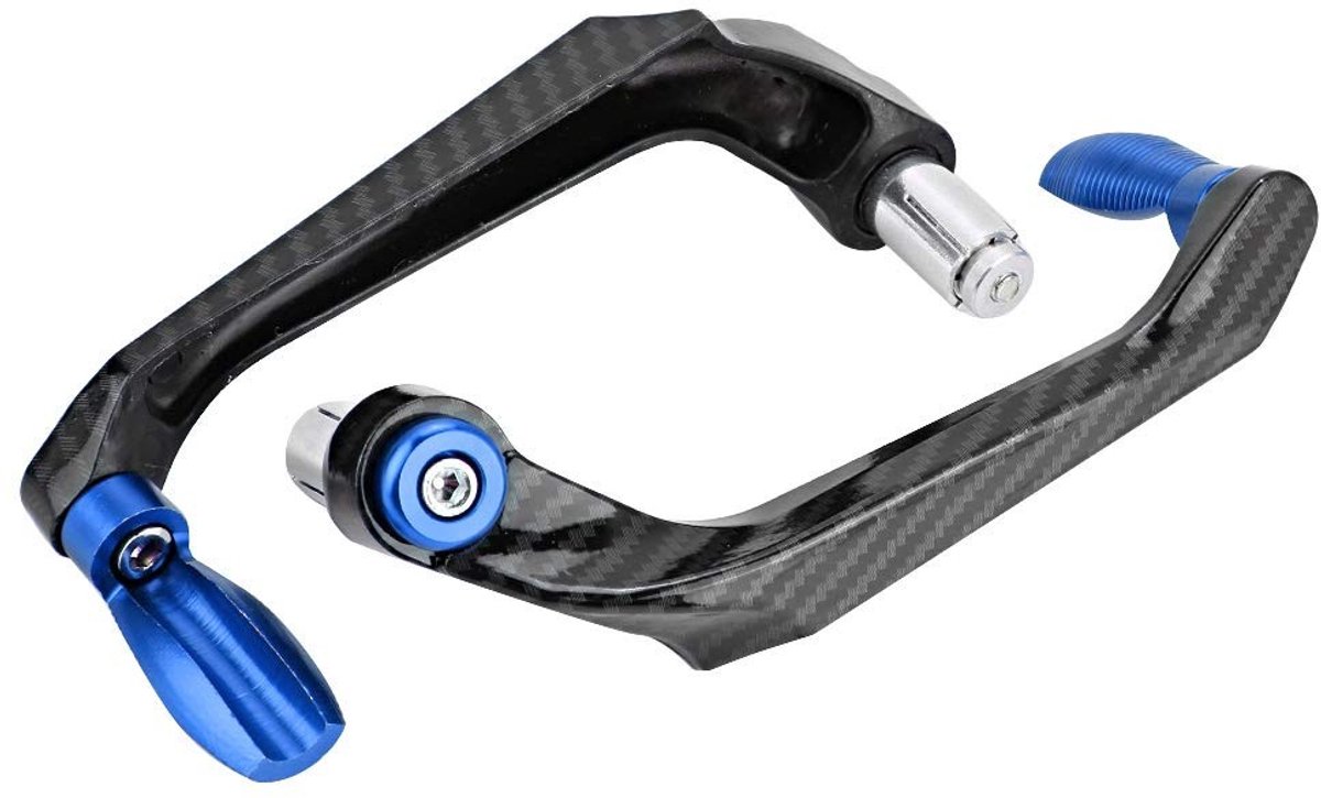 Cosensi- Stuurbescherming Universeel - 7/8 Inch - Aluminiumlegering - Motorfiets - Blauw - Duurzaam - Handvatbescherming