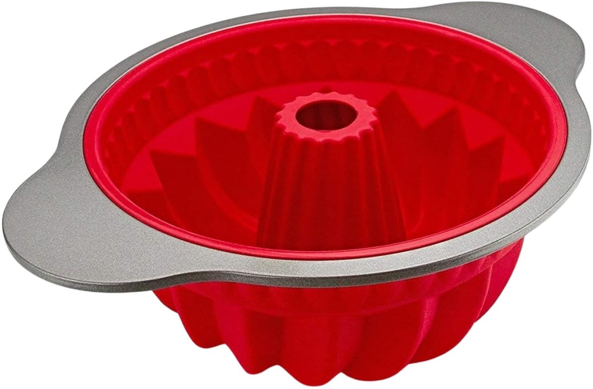 Cosensi- Cakevorm Professioneel - Siliconen - Antiaanbaklaag - Vaatwasmachinebestendig - Duurzaam - Groot formaat 9 inch diameter - Cakepan