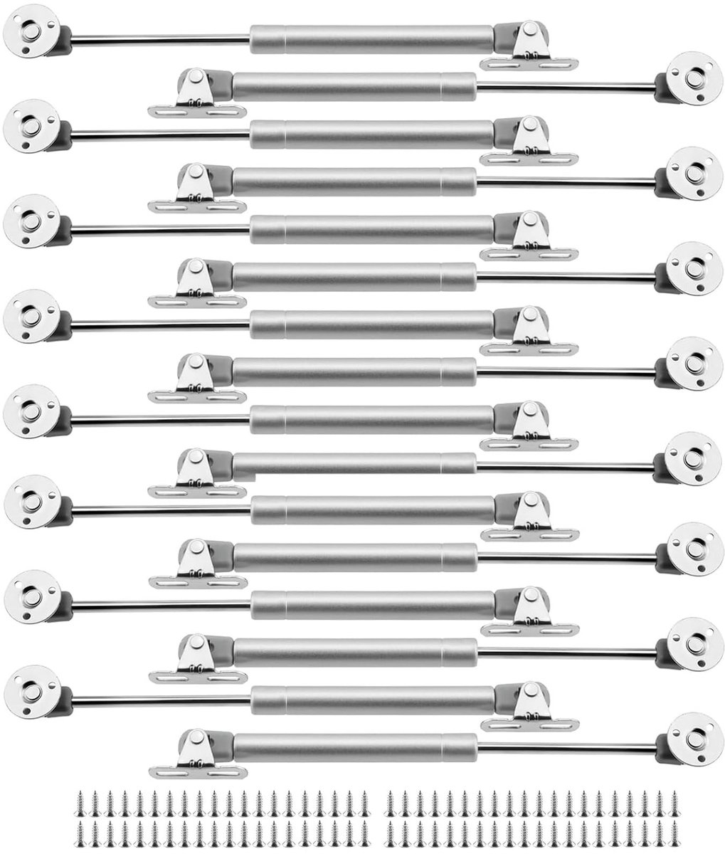 Cosensi- Gasveer 100N - Hydraulische Gasveren - Meubelgasveer - Gasdrukdemper - Dempende Werking - Duurzaam en Afdichtend - Meubelveren