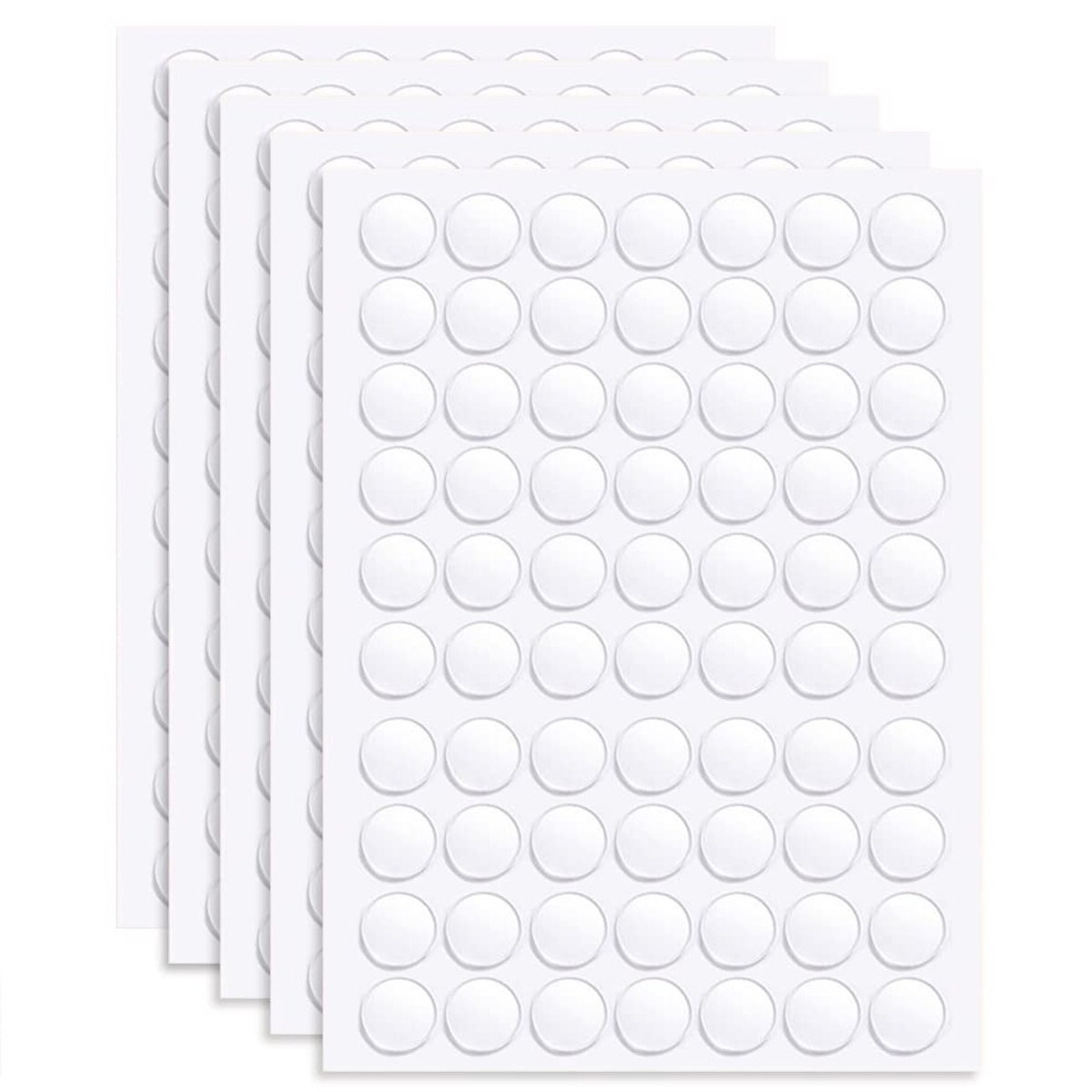 Cosensi- Dubbelzijdige Tape 350 Stuks - Ronde Transparante Plakbandpunten - Verwijderbaar - Waterdicht - Multifunctioneel - 10 mm Diameter - Plakband