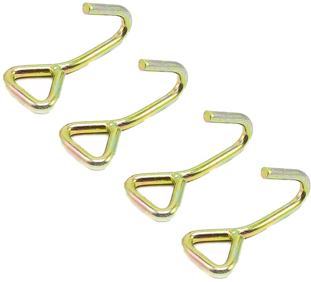 Cosensi- Ratchet Haak Sterk - Heavy Duty Klauwhaken - Vervanging voor Ratelriemen - Hoge Sterkte Staal - Corrosiebestendig - Dikte 0,6 cm