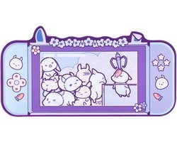 GeekShare Cute Bunny Mouse Pad - Non-slip Rubber Base Desk with for Keyboard and Mouse, Perfect for Gaming, Writing or Home Office Work (Mouse Pad)