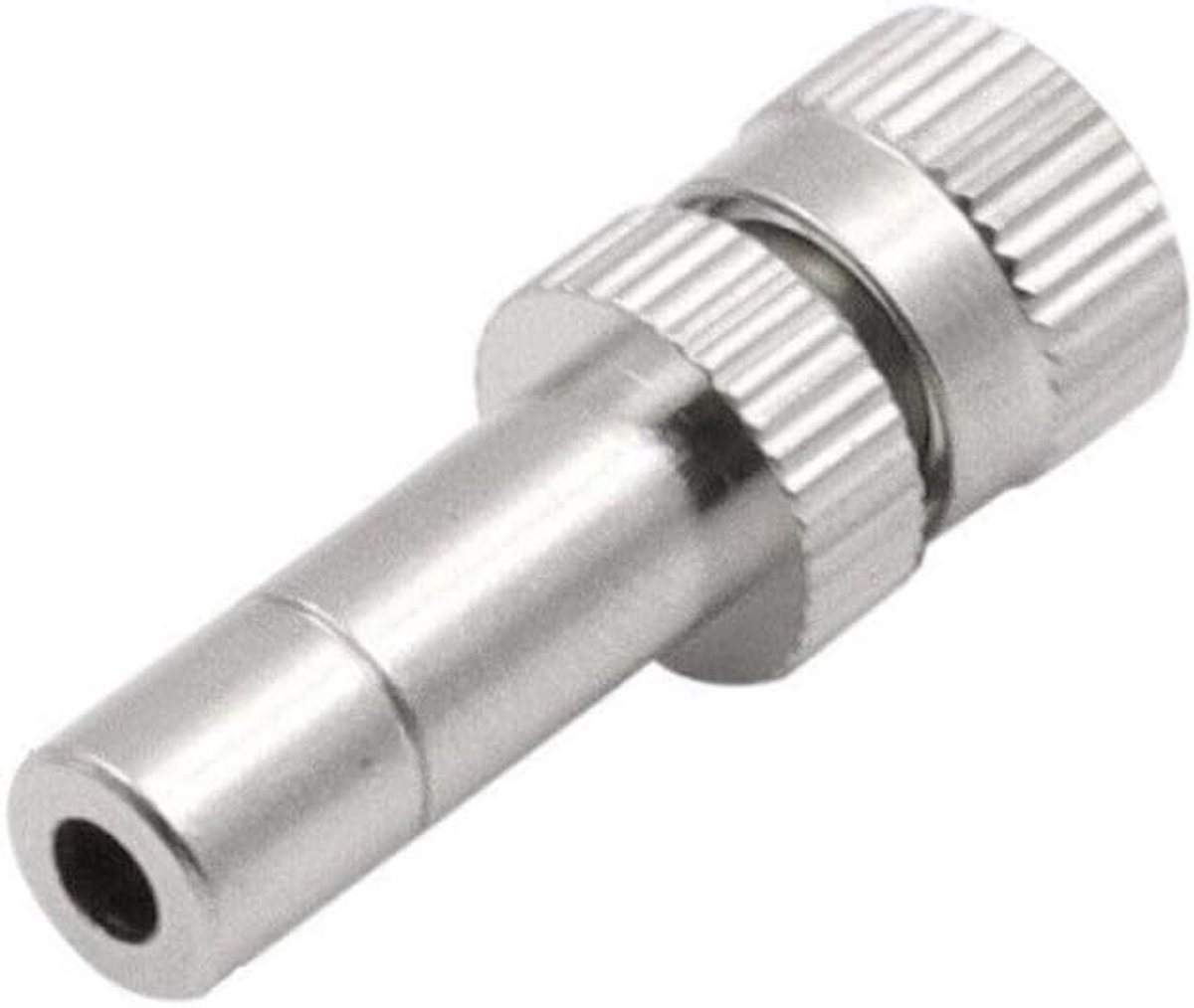 Nevelsproeiers 6 mm - 10 stuks set - Quick Connect - Koeling voor tuin, terras, kas - Fijne verneveling - Koper - Gegalvaniseerd - Verschillende mondstukgrootte