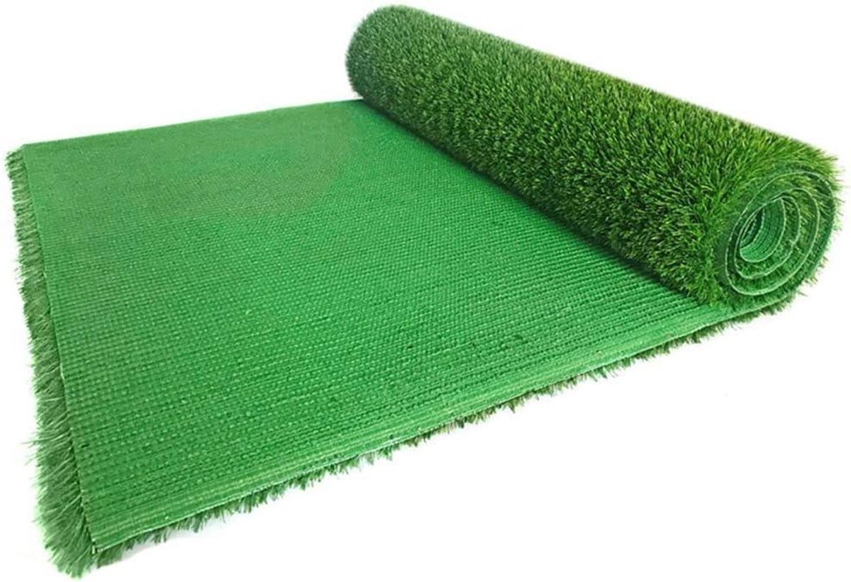 Kunstgras Rol - Balkon Tapijt - Veelzijdig Gebruik - Hoge Stapelhoogte - 79x157 Inch - Groen