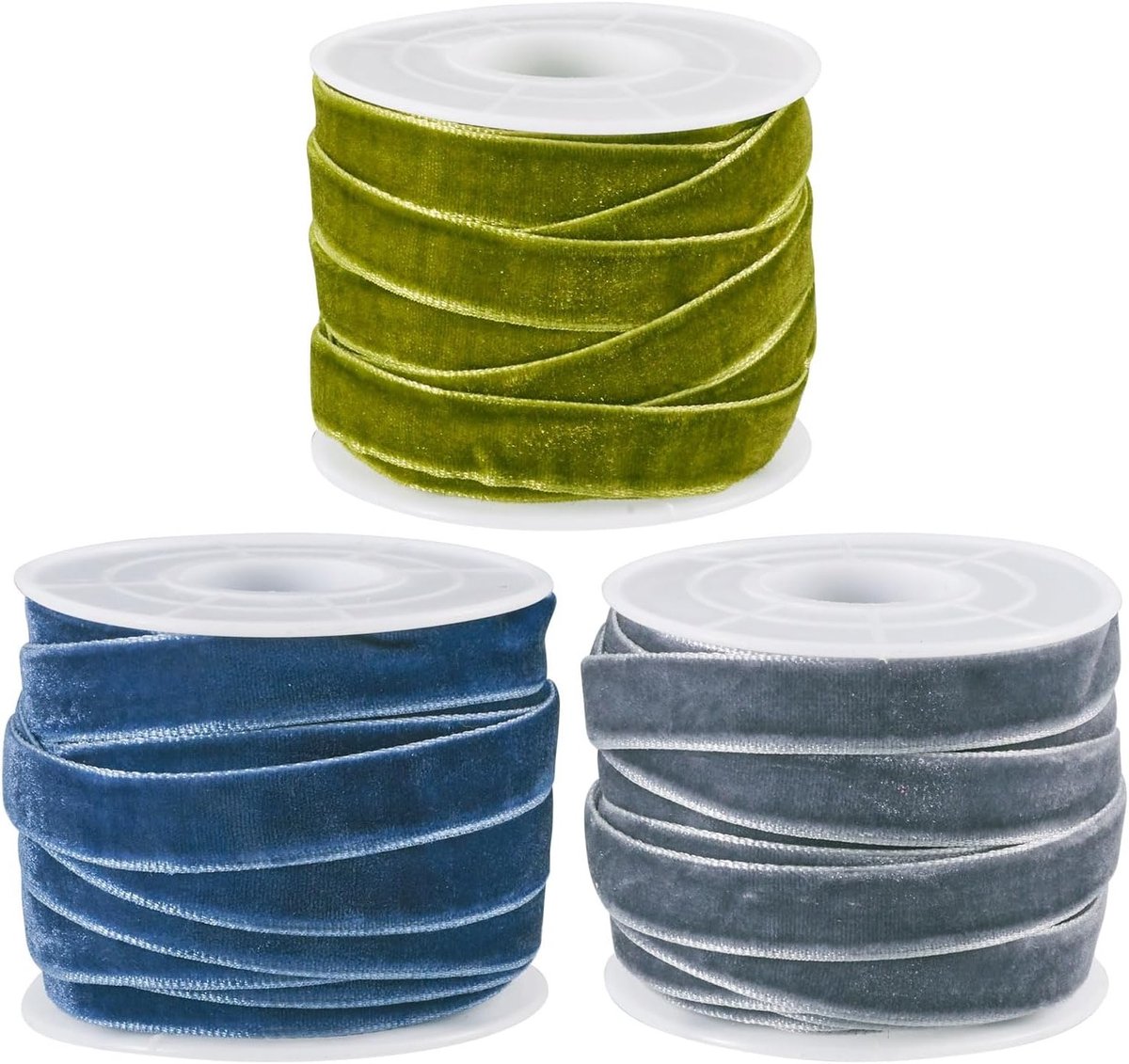 Enkele Teal Velours Ribbons van 9.5-10mm voor Cadeauverpakking, Haarstrikken en Feestdecoratie