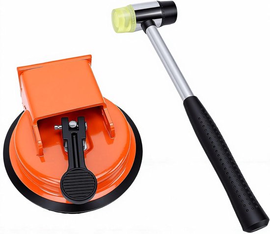 Vloer Spleet Fixer - Laminaat Reparatie - Vloeren Herstellen - Sterke Zuignap - 118mm Zuignap - Zwart — afbeelding 4