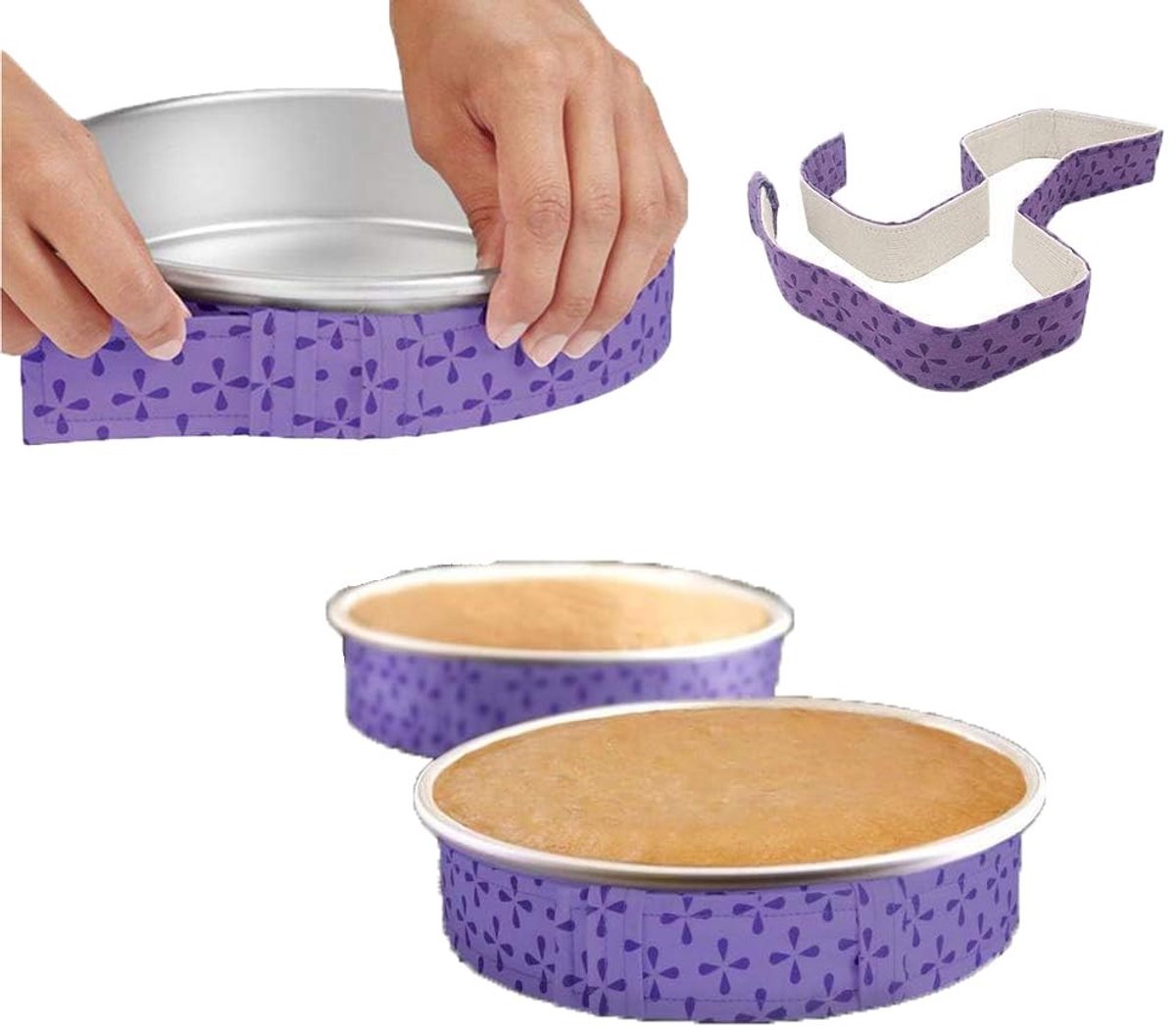Dailygoods - Cake Strip Bakken met Bevochtig Riemen