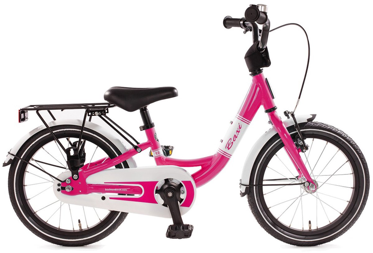 Bachtenkirch Baxi kinderfiets 16 inch aluminium roze