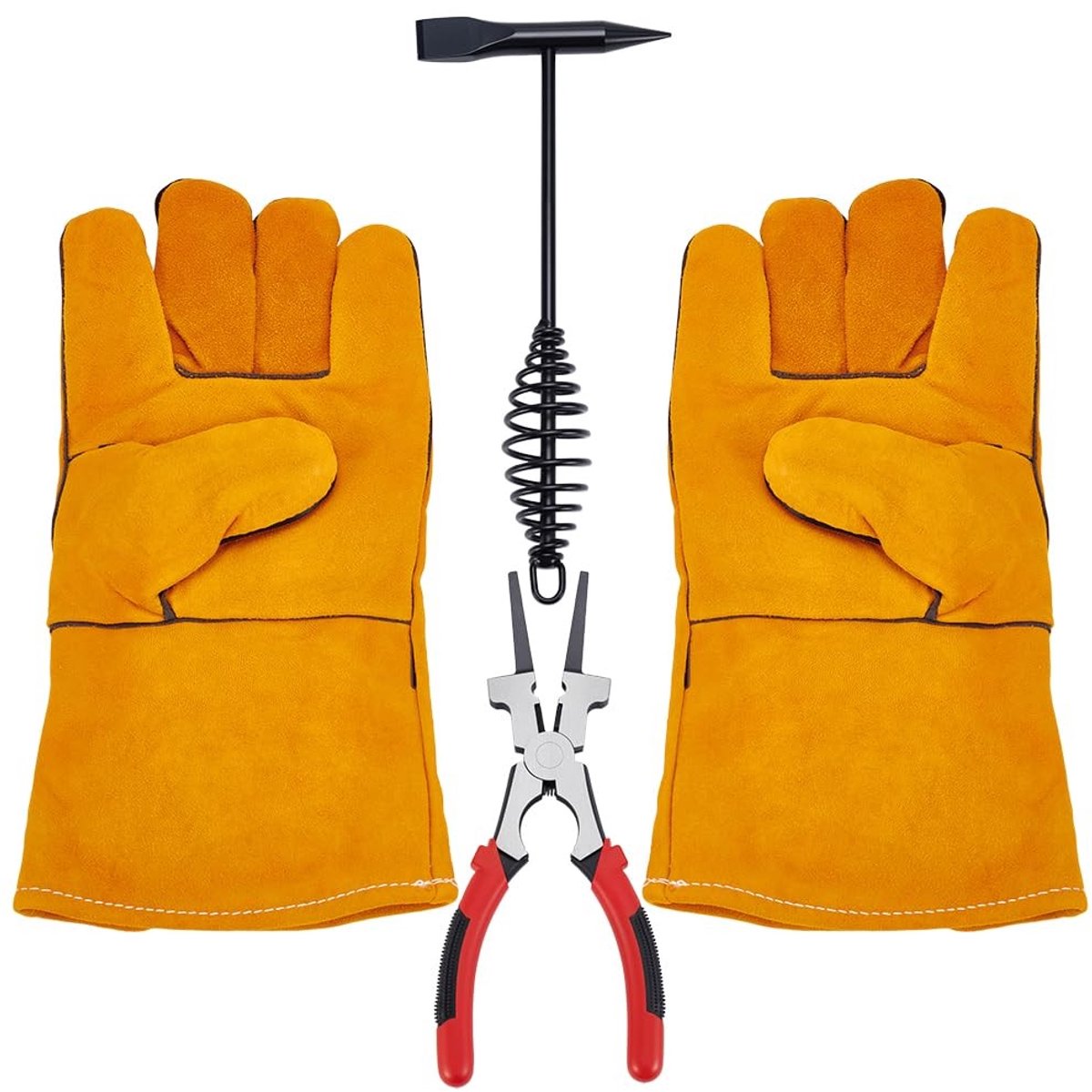 Dailygoods - 4 Stuks Lasaccessoires met Handschoenen en Slakkenverwijderingsgereedschap