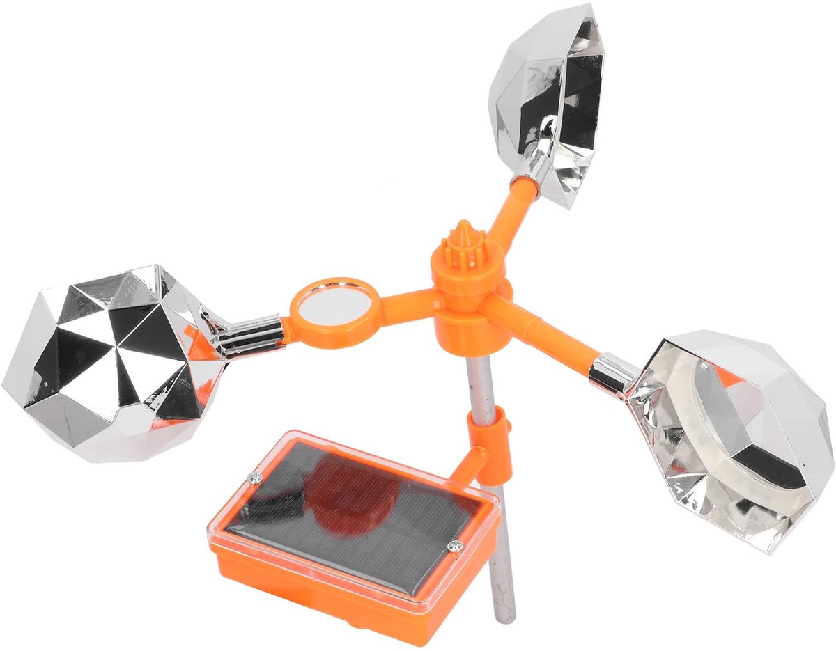 Dailygoods - Dailygoody - Vogelverjager - Geluidslicht - 360° draaibaar - Zonne-energie - Knipperend licht - Geschikt voor velden en fruittuinen - Witte kleur