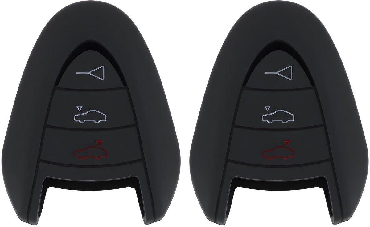 Dailygoods - 2 Stuks Siliconen Hoesje voor Autosleutel