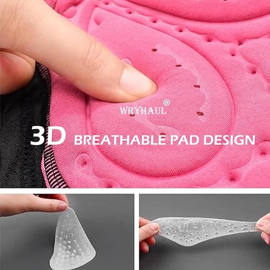 Fietsbroek - Fietsonderbroek Met Siliconen Pad - Sneldrogend en Ademend Sportondergoed Voor Fietsen en Spinning - Huidskleur - Maat XL — afbeelding 4
