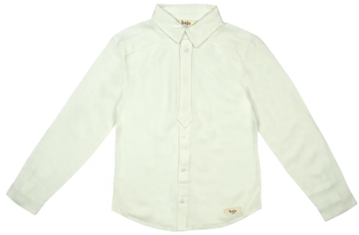 Baje Texas blouse jongens off white 74