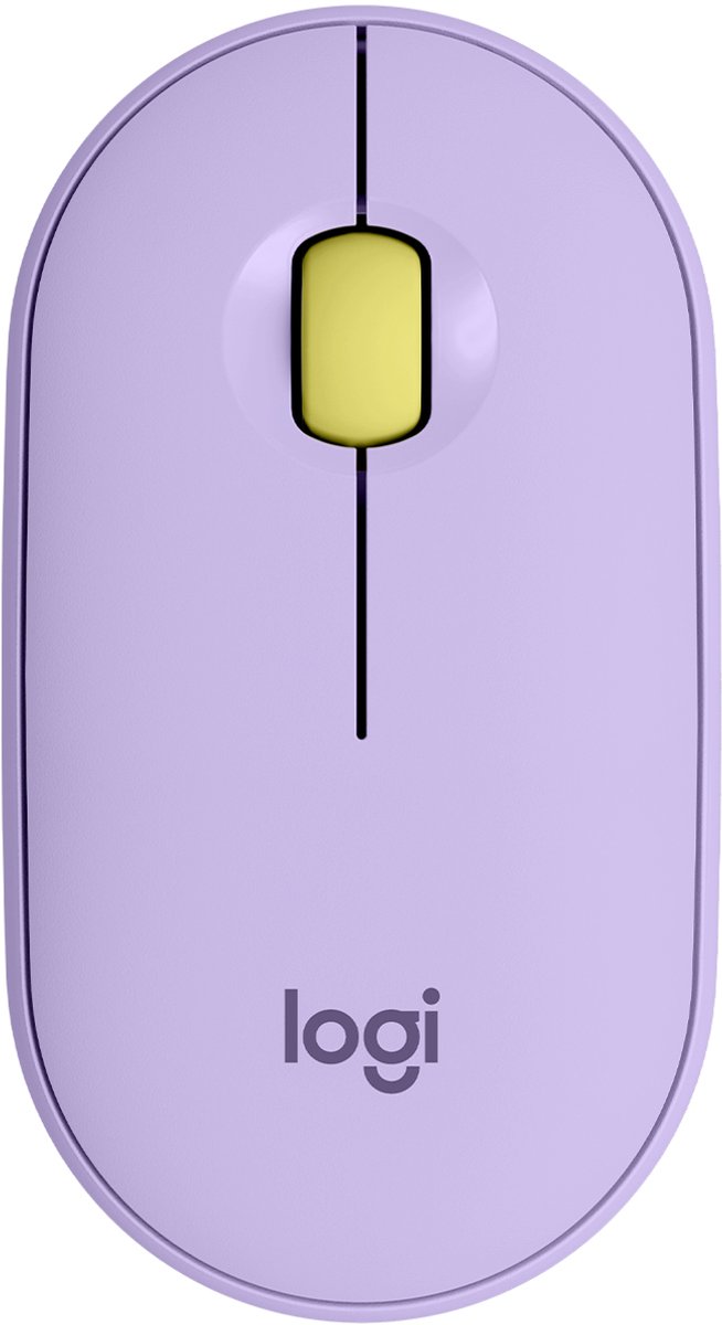 Bol.com Logitech Pebble M350 - Draadloze Muis - Bluetooth - Lavender aanbieding