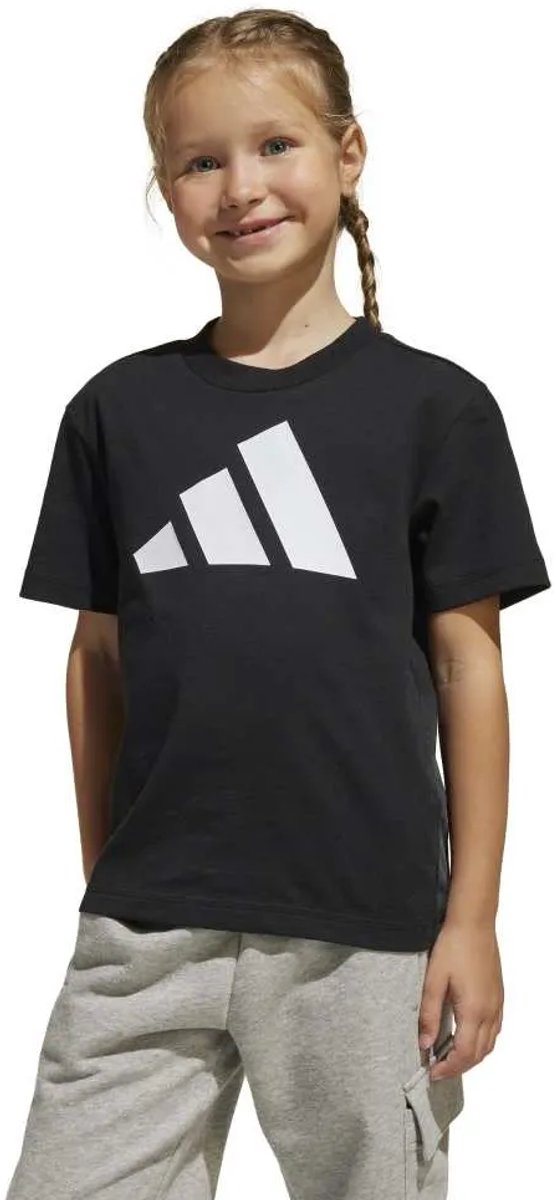 Adidas Essentials T-shirt Met Korte Mouwen 3-4 Years Kinderen Zwart
