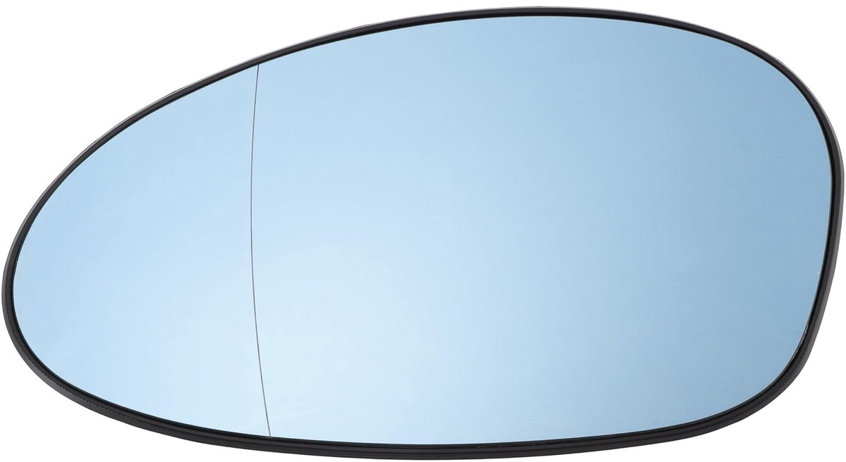 Dailygoods - Dailygoody - Car Rearview Linker Zijspiegelglas Vervanging - Verwarmd - Blauw Glas - Aspherisch - Geschikt voor 1 2 3 Series - 2004-2009