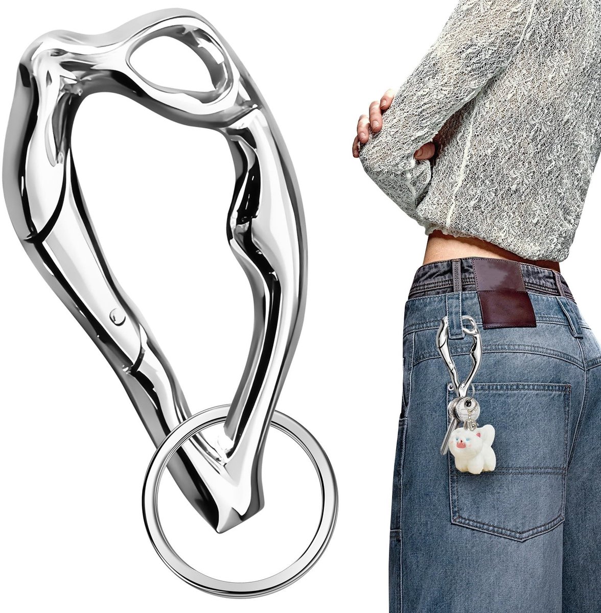 Dailygoods - Schattige Karabijnhaak Sleutelhanger voor Outdoor Gebruik