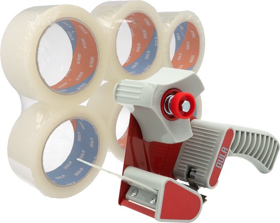 Dévidoir Ruban Adhésif 75 Mm Avec Frein Réglable – Scotcheuse Manuelle Ergonomique Pour Emballage Cartons Rapide Et Propre
