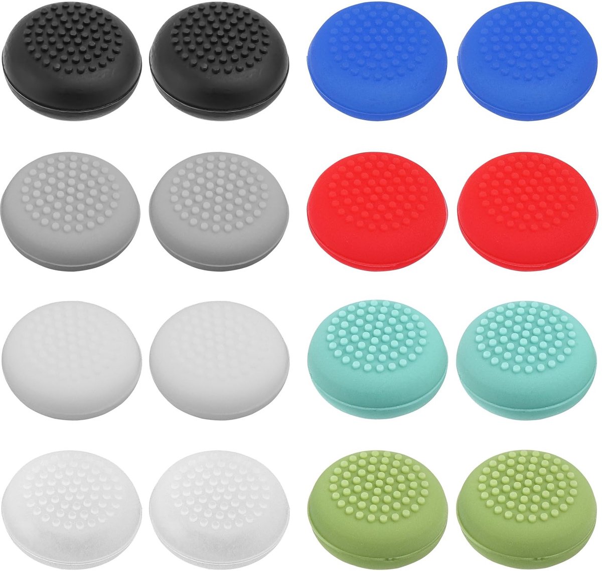 Allecto - Silicone Joystick Caps - Antislip voor optimale grip - Multikleur - Verbeterde controle - Geschikt voor Oculus Quest 2 - Voor gaming cont...