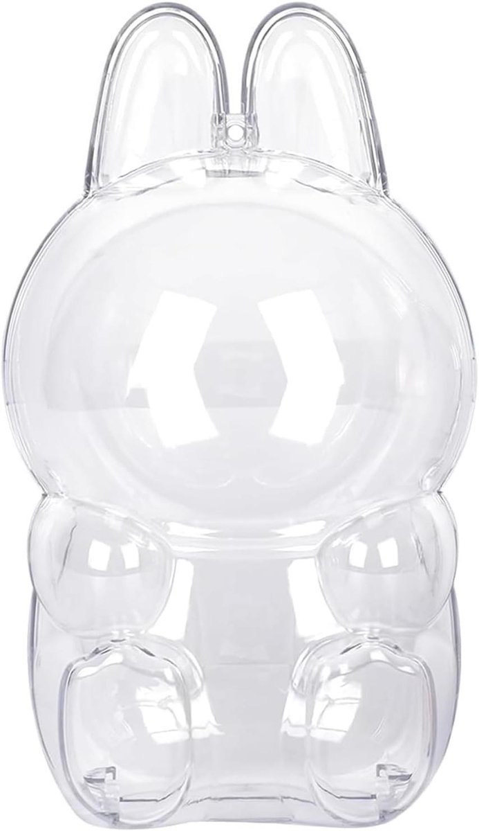 Beschermhoes Poppen - Poppenhoes PVC - Poppen Beschermen - Hoge Lichtdoorlatendheid - 10.5 x 10.5 x 15.5 cm - Transparant