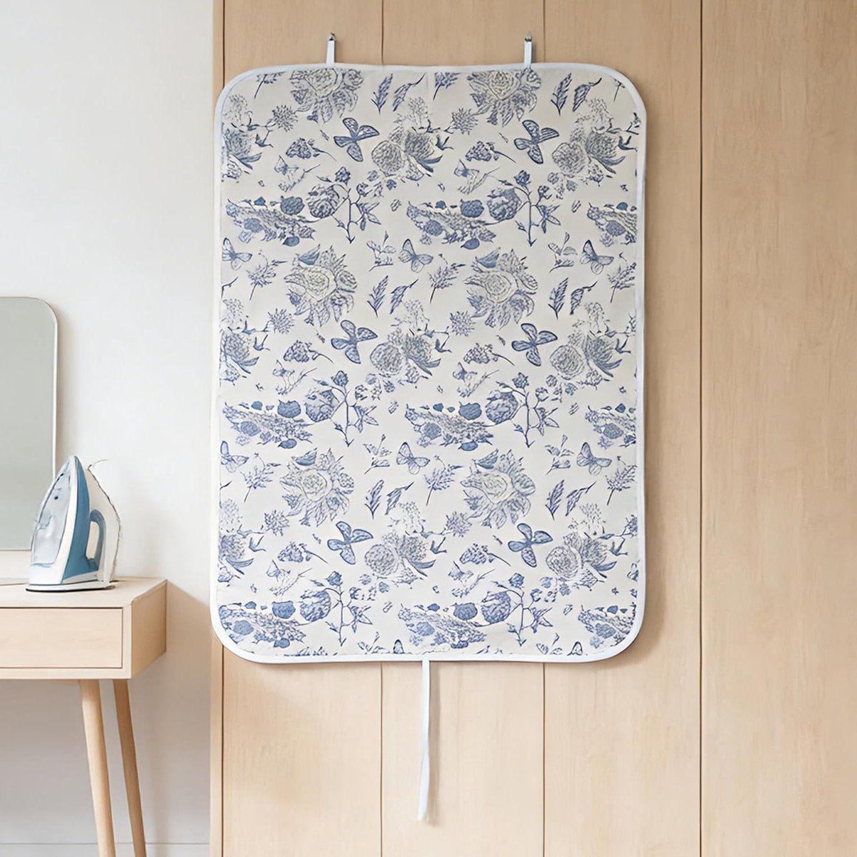 Strijkmat - Strijkonderlegger Strijkdoek - Snel Strijken - Hittebestendig Vilt - 75 x 100 cm - Bloemen en Vlinders