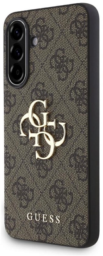 Guess Big 4G Bruin Telefoonhoesje Samsung Galaxy A56 – Bescherming Kunstleer, Stijlvol Design