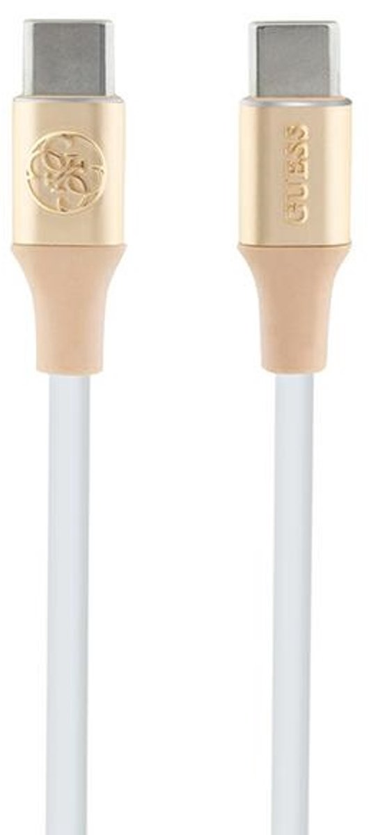 Guess - USB-C/USB-C-kabel - met reliëflogo 1,5 m snel opladen - goud
