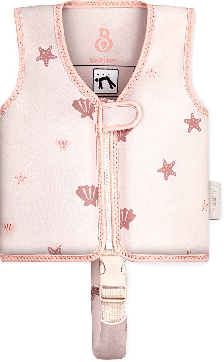 Babiem Lily Zwemvest - Maat XS - voor Kind - 11 tot 15kg - Drijfvest - 1 tot 2 jaar - Roze