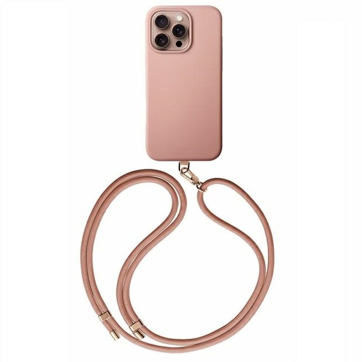 UNIQ Coehl Creme Serie - iPhone 16 Pro Hoesje - Magnetic Charging - Roze - Elegant en Functioneel