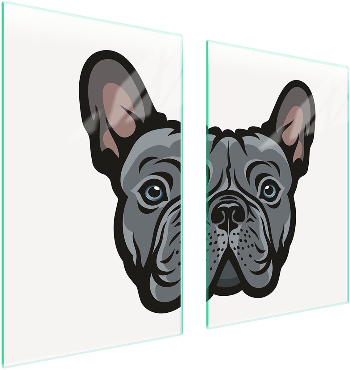 TMK ArtDeko Series - Snijplank - Beschermplaat - Glasvezel - 65x52cm