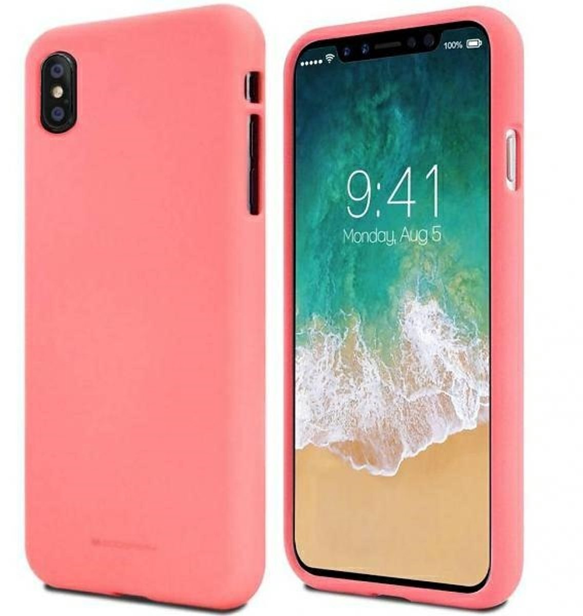 Mercury - Xiaomi Mi 9 Hoesje - Rood - TPU - Vectoriel Ontwerp