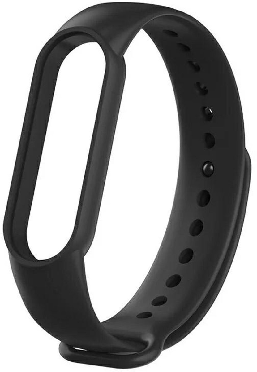 Beline - Smartwatchbandje - Zwart - Hoogwaardig Materiaal - Voor Xiaomi Mi Band 3/4